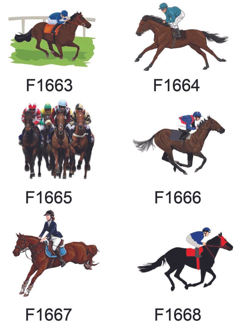 HORSE RACES sticker category